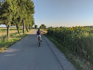 Parndorf Ort - začiatok cyklo